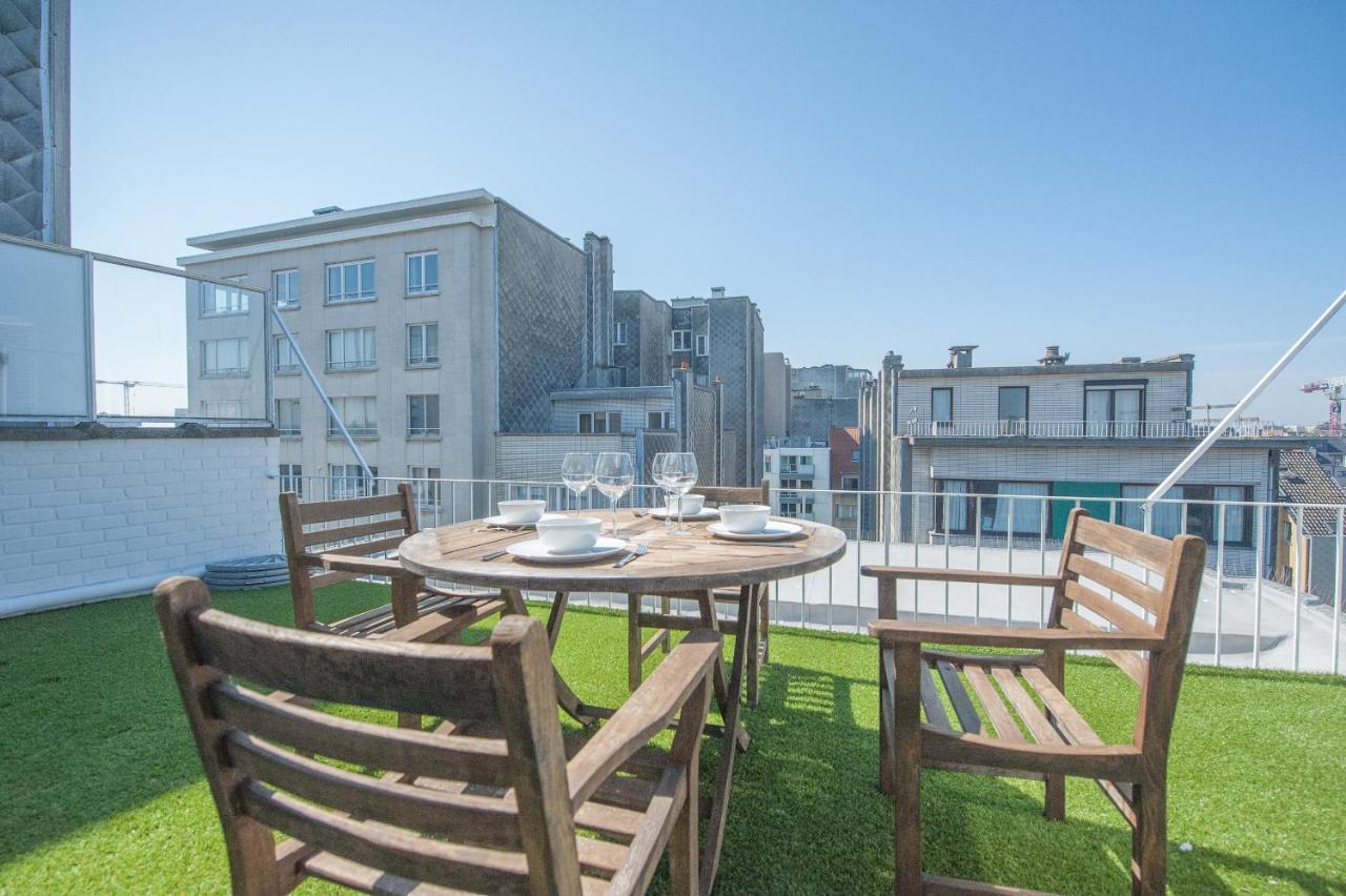 Studio Met Groot Zonneterras Centrum Oostende Εξωτερικό φωτογραφία